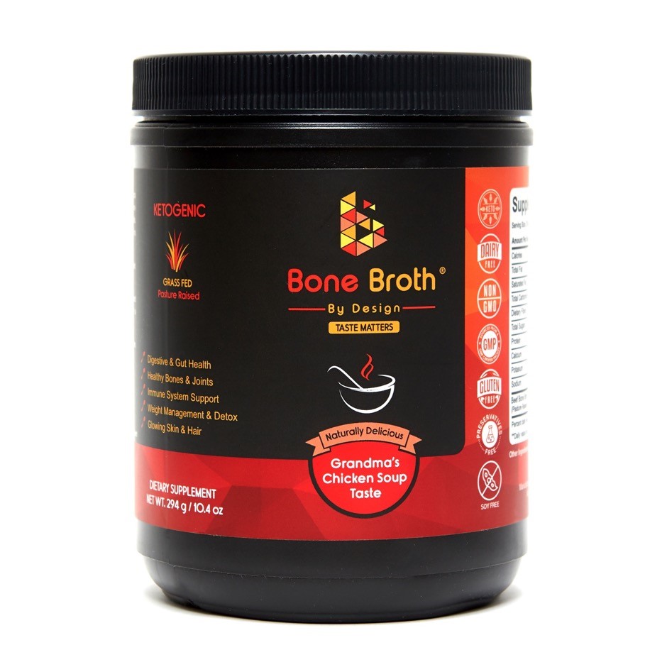 Bouillon d’Os Gout poulet de GrandMère Pot de 21 portions